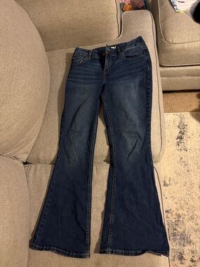Maurices Dark Indigo Flare Jeans